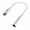 بروميت AUXLink-C محول USB-C إلى 3.5 مم لصوت عالي الدقة، مثالي للموسيقى والمكالمات