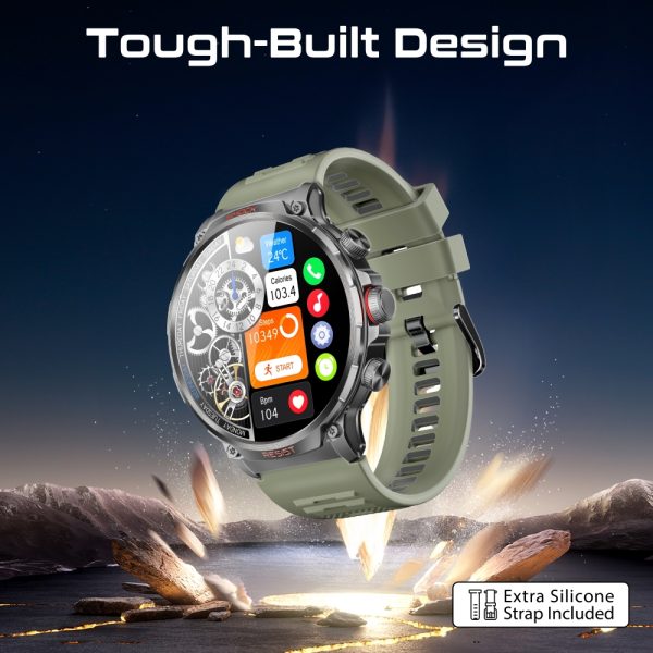 ⁦بروميت XWatch-R20 ساعة ذكية رياضية مع مستشعرات صحية متقدمة⁩ - الصورة ⁦8⁩