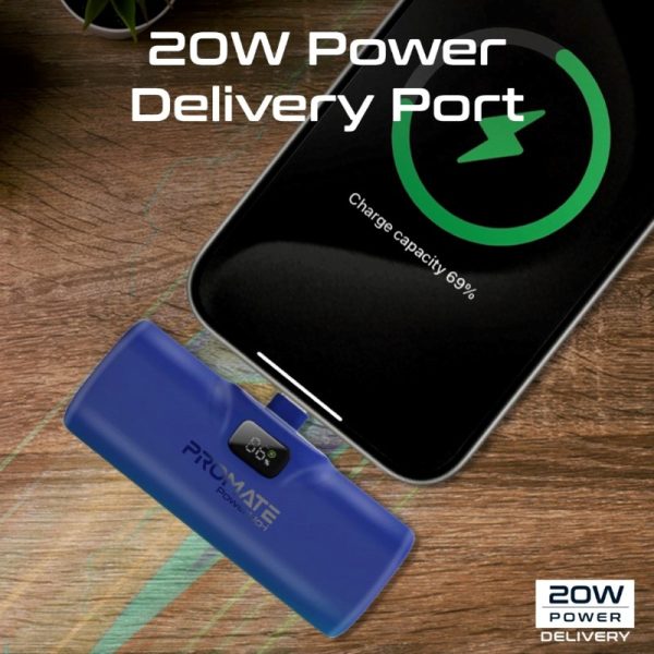 ⁦بروميت PowerUp-i عرض 3 بطاريات متنقلة باور بنك بسعة 5000 ميلي أمبير⁩ - الصورة ⁦8⁩