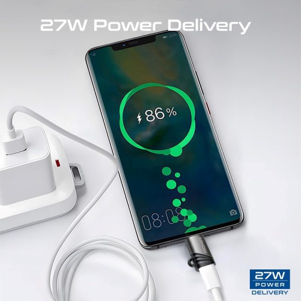 ⁦بروميت Link-CI محول لايتنينغ إلى USB-C يدعم الشحن ونقل البيانات، لتوصيل سهل ومريح بين أجهزتك المختلفة⁩ - الصورة ⁦5⁩