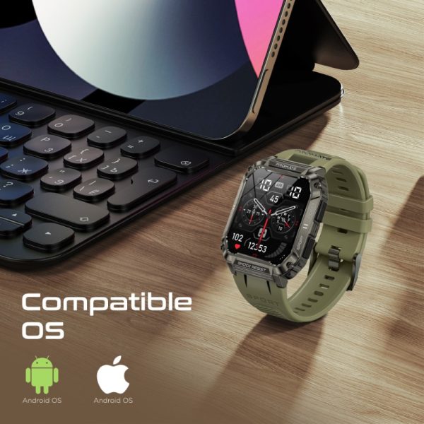 ⁦بروميت xWatch-S19 ساعة ذكية رياضية مع مستشعرات صحية متقدمة⁩ - الصورة ⁦10⁩