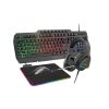 بروميت VertuKit مجموعة ألعاب 4 في 1 تضم لوحة مفاتيح، ماوس، سماعة، ولوحة ماوس RGB للاعبين المحترفين