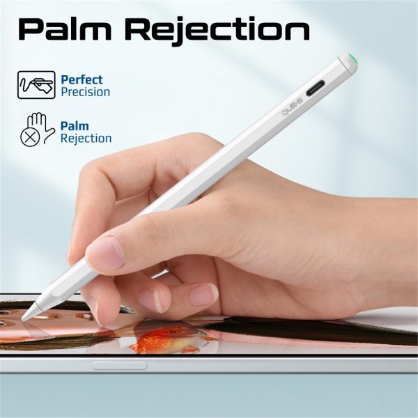 ⁦بروميت Quill-3 قلم للآيباد مع مزايا التعرف على البصمة وحركة اليد وشحن لاسلكي راس قابل للاستبدال⁩ - الصورة ⁦6⁩