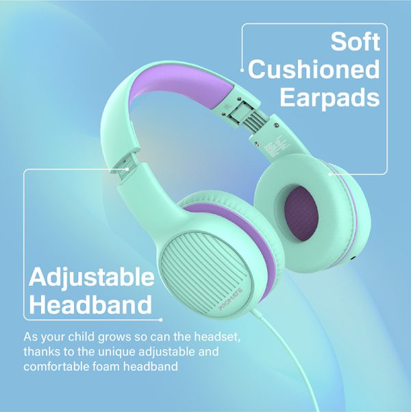 ⁦بروميت Simba سماعة رأس سلكية للأطفال بتقنية SafeAudio™‎ عالية الدقة،  صوت آمن يبلغ 85 ديسيبل⁩ - الصورة ⁦8⁩