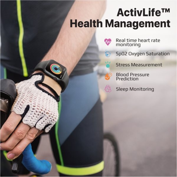 ⁦بروميت XWatch-B19 ساعة ذكية رياضية مع مستشعرات صحية متقدمة⁩ - الصورة ⁦8⁩
