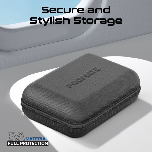 ⁦بروميت PowerGear-Pro طقم سفر 8 في 1 يشمل بطارية 20000mAh، شاحن حائط 36 واط، شاحن سيارة 65 واط، كابلات متعددة، وحامل مغناطيسي مع ملحقات متكاملة⁩ - الصورة ⁦10⁩