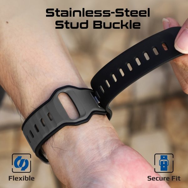 ⁦بروميت SiliBand-DC ساعة ذكية رياضية مع مستشعرات صحية متقدمة⁩ - الصورة ⁦2⁩