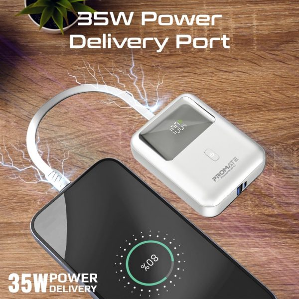 ⁦بروميت PowerPod-10 بطارية متنقلة باور بنك بسعة 10000 ميلي أمبير⁩ - الصورة ⁦6⁩
