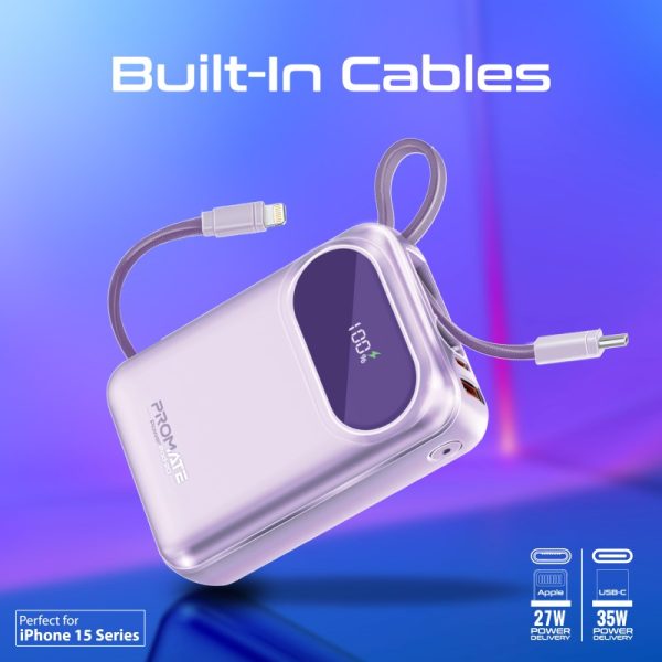 ⁦بروميت PowerPod-20 + PowerPort-25CC عرض بطارية متنقلة باور بنك بسعة 20000 ميلي أمبير مع شاحن جداري بقوة 25 واط⁩ - الصورة ⁦28⁩