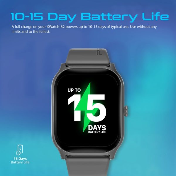 ⁦بروميت xWatch-B2 ساعة ذكية رياضية مع مستشعرات صحية متقدمة⁩ - الصورة ⁦9⁩