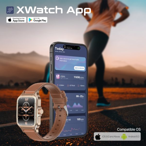 ⁦بروميت XWatch-RM ساعة ذكية رياضية مع مستشعرات صحية متقدمة⁩ - الصورة ⁦17⁩