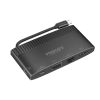بروميت MediaHub-C6 موزع USB-C 6 في 1 مع HDMI 4K، VGA، LAN، طاقة 100 واط، ومنافذ USB وUSB-C بسرعة 5Gbps