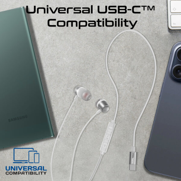⁦بروميت Silken-ENC – سماعة USB-C بميكروفون ENC وهيكل معدني وكابل TPE بطول 1.2 متر⁩ - الصورة ⁦6⁩