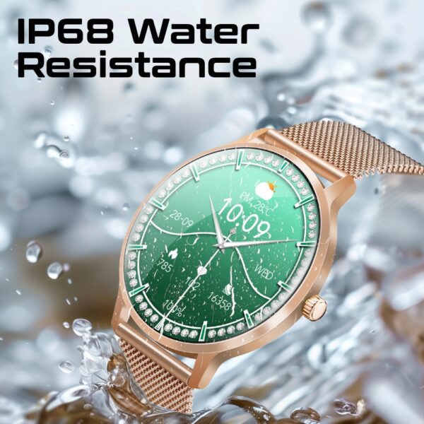 ⁦بروميت xWatch-US13 ساعة ذكية بشاشة AMOLED 1.32 بوصة، مكالمات بلوتوث، أكثر من 100 وضع رياضي، مقاومة للماء IP68، بطارية حتى 5 أيام⁩ - الصورة ⁦17⁩