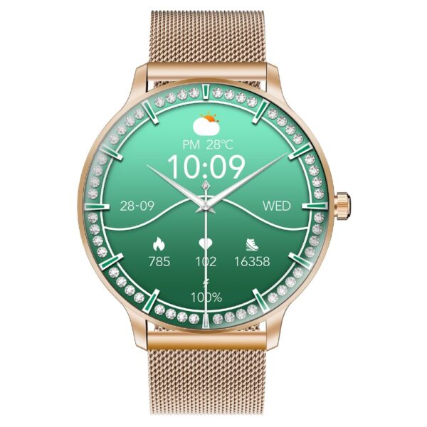 ⁦بروميت xWatch-US13 ساعة ذكية بشاشة AMOLED 1.32 بوصة، مكالمات بلوتوث، أكثر من 100 وضع رياضي، مقاومة للماء IP68، بطارية حتى 5 أيام⁩ - الصورة ⁦2⁩