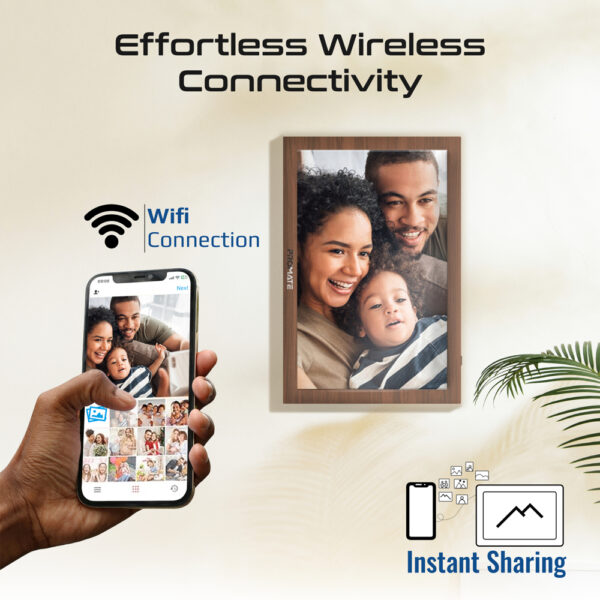 ⁦بروميت Memoria-10 إطار صور رقمي 10.1 بوصة بشاشة لمس، Wi-Fi، ذاكرة 16GB، يدعم الصور والفيديو والموسيقى، نظام أندرويد، USB وTF⁩ - الصورة ⁦21⁩